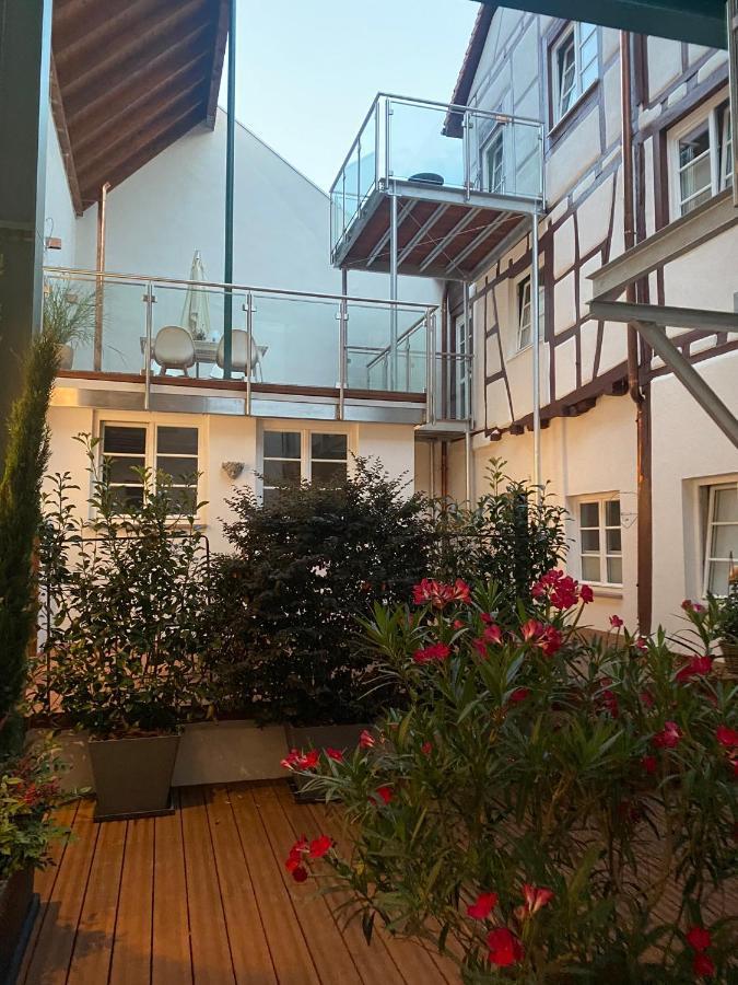 Das Schiefe Haus Wohnung Starkenburg Heppenheim  외부 사진